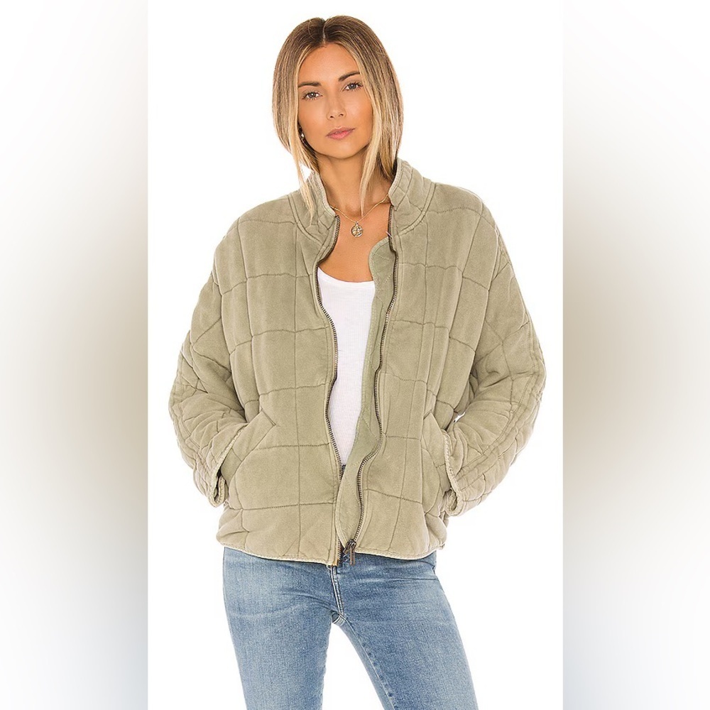 Free people Dolman Quilted Knit Jacket
